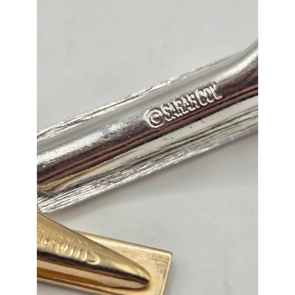 1742. Set of 3 Vintage Tie Clips